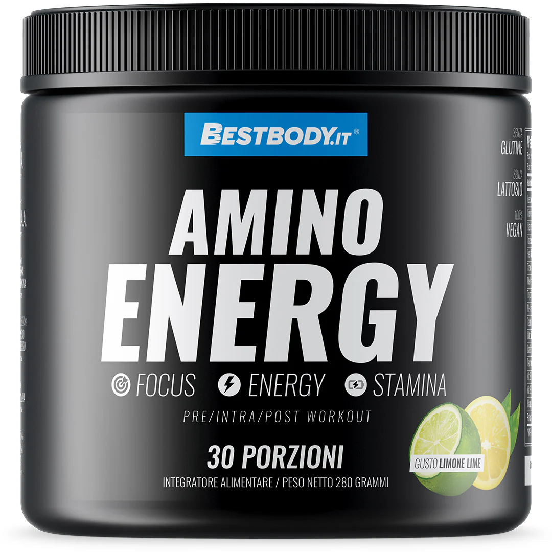 Amino Energy (280g) - Integratore di aminoacidi essenziali EAA con caffeina e citicolina - Image 2