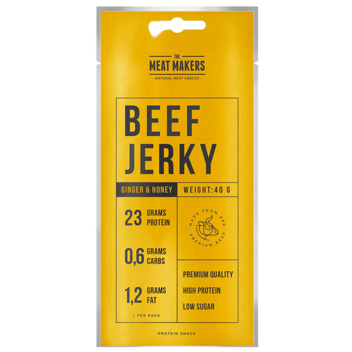 Beef Jerky Carne di Manzo Essiccata Zenzero e Miele
