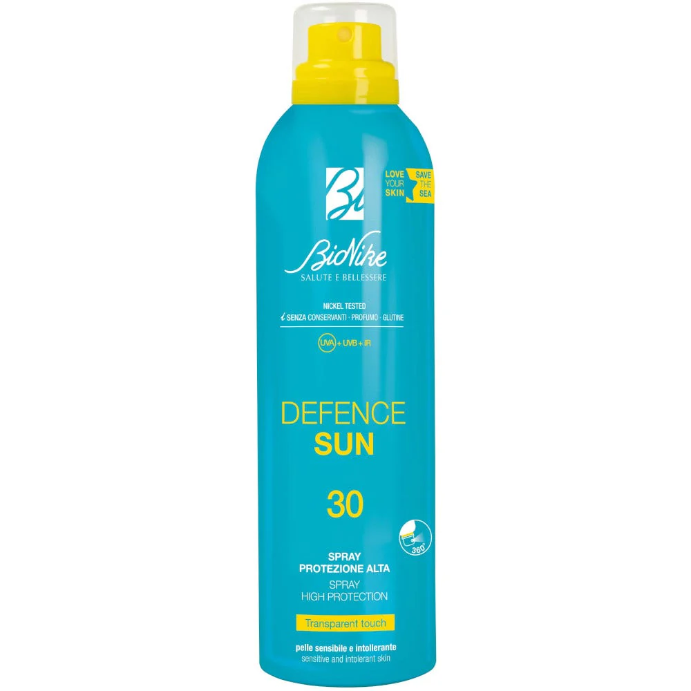 Bionike Defence Sun Spray Solare Corpo Transparent Touch 200ml SPF30