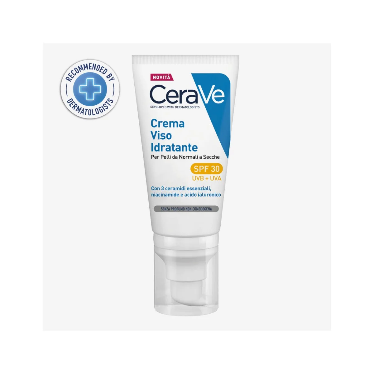 CeraVe Crema Viso Idratante SPF30 24 Ore con Acido Ialuronico 52ml