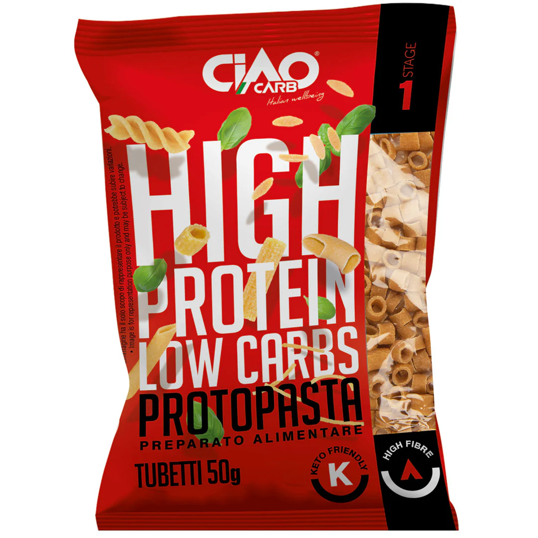 Stage 1 - High Protein Low Carbs Protopasta Tubetti (50g)