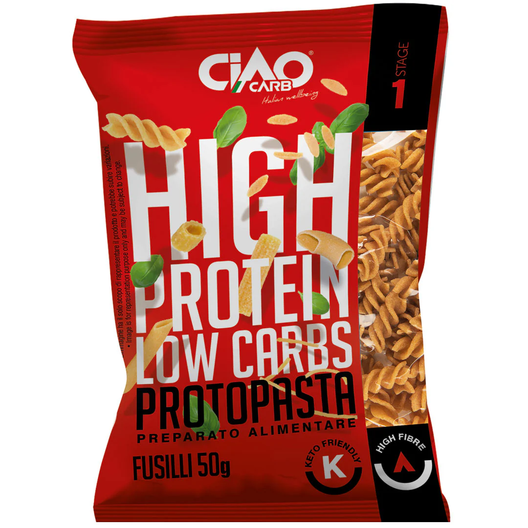 Stage 1 - High Protein Low Carbs Protopasta Fusilli (50g)