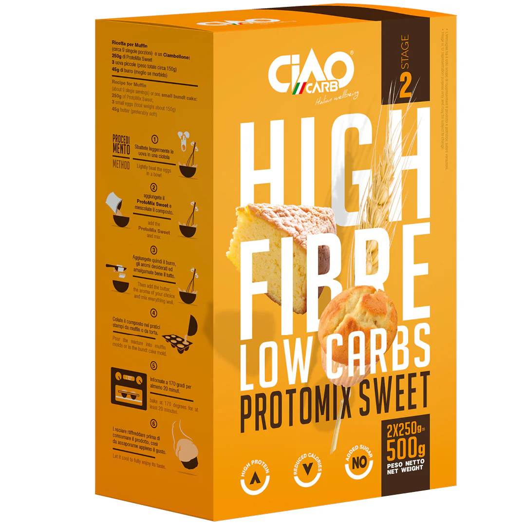 High Fibre Low Carbs Protomix Sweet (500g) - Image 2