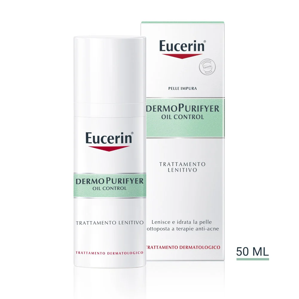 Eucerin DermoPurifyer Oil Control Trattamento Lenitivo 50ml - Image 2