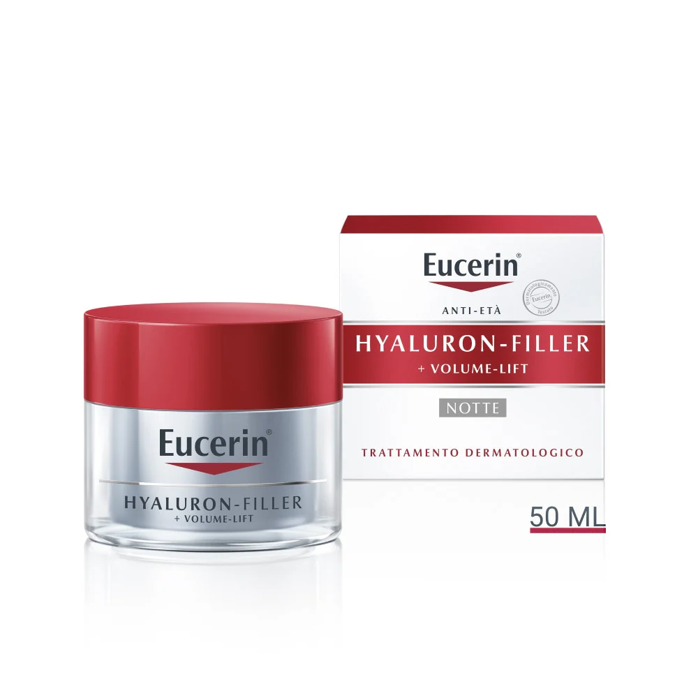 Eucerin Hyaluron-Filler+Volume-Lift Notte crema antirughe Pelle Normale 50ml - Image 2