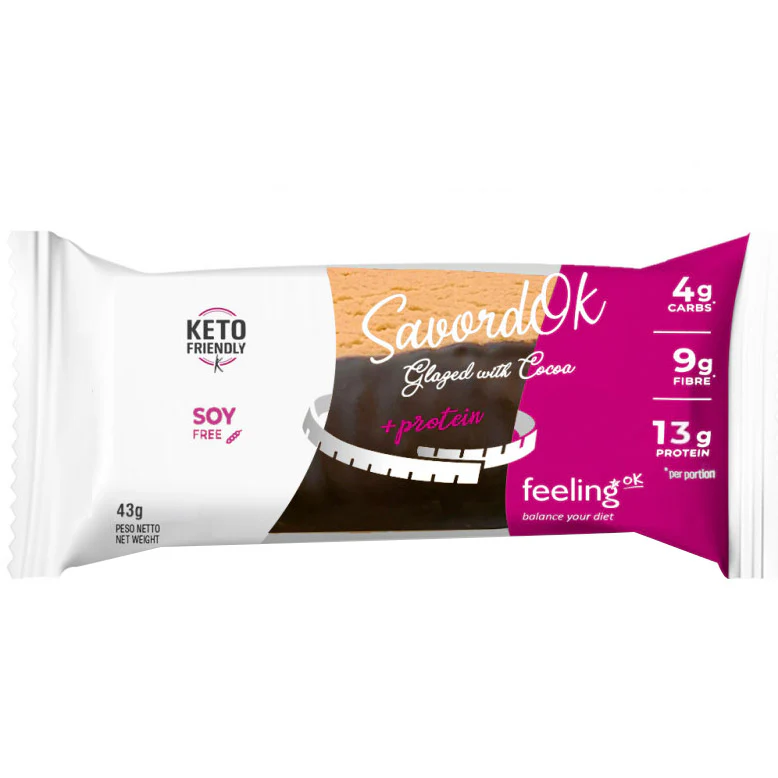 Savoiardok Glassato Cacao + Protein (43g)