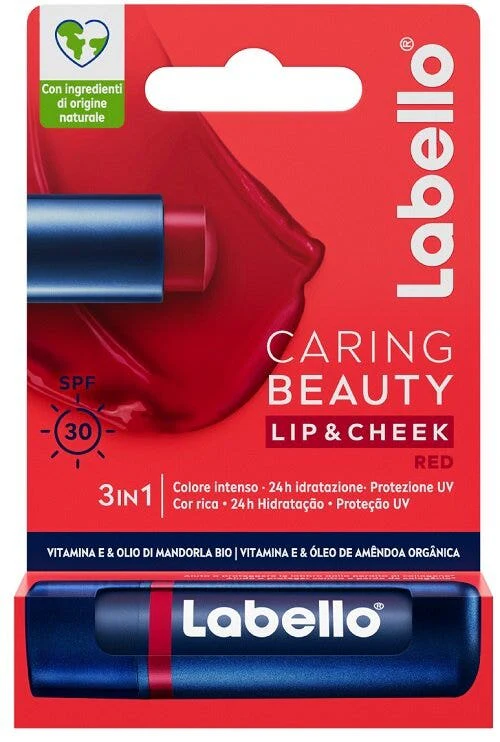 Labello Caring Beauty Red Labbra E Guance 4,8g