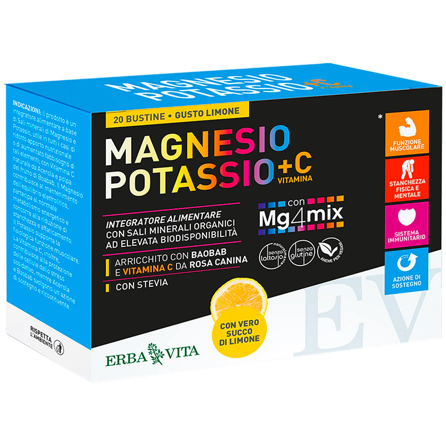 Magnesio Potassio + C (20x3g)