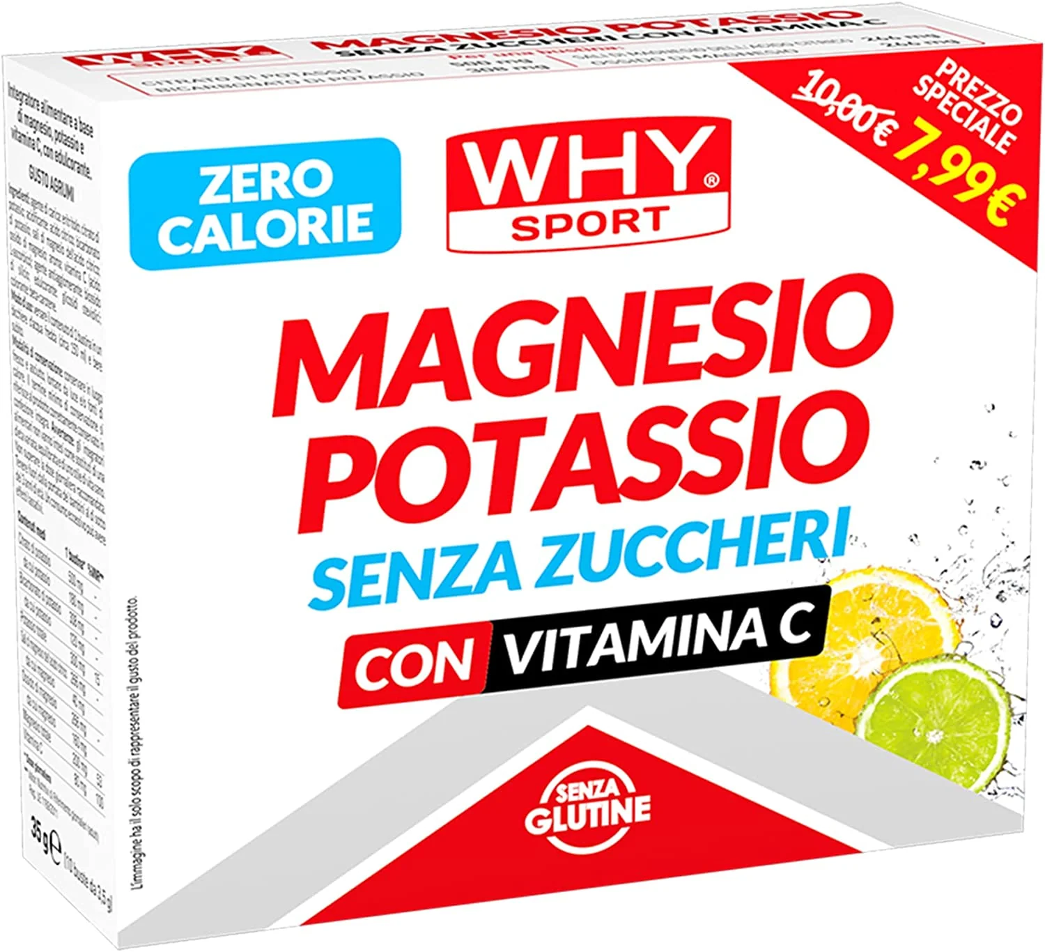 Magnesio Potassio Senza Zuccheri (10x3,5g)