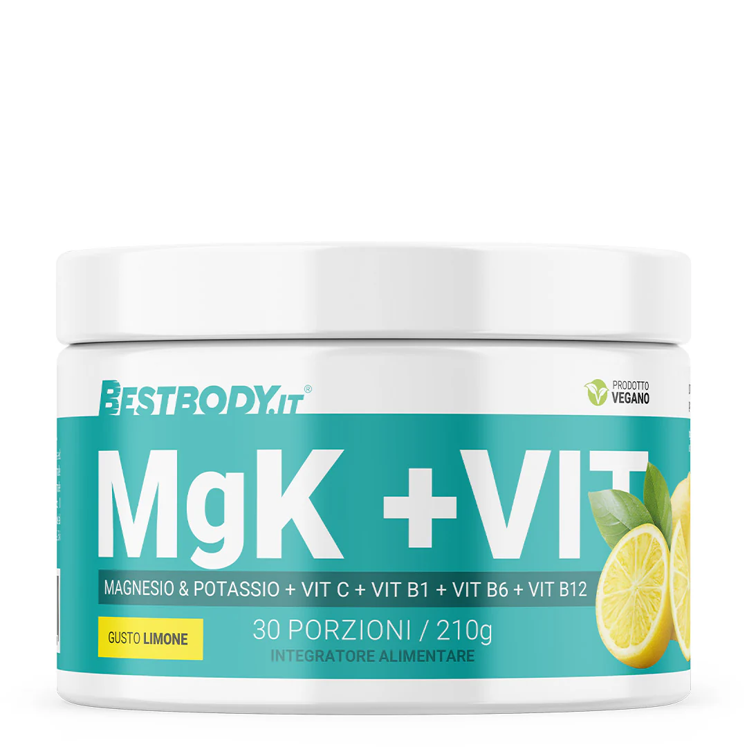 MgK +Vit (210g) - Magnesio, Potassio e Vitamine per energia e idratazione