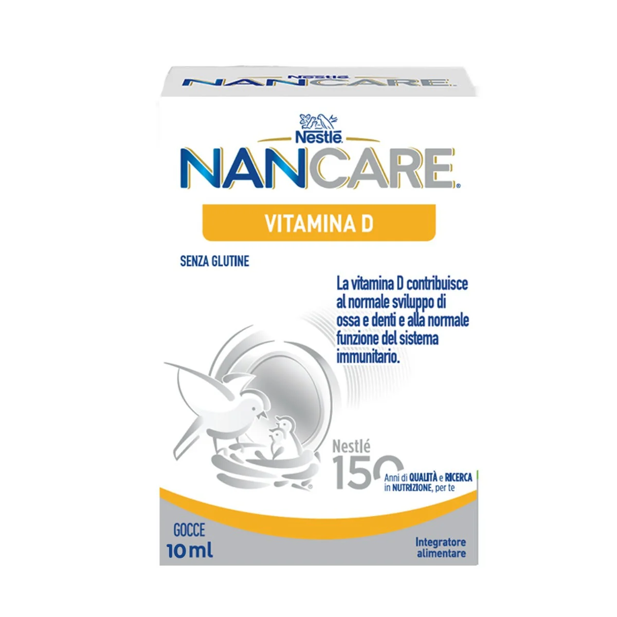 Nestlè Nancare Vitamina D Integratore Pediatrico Per Lattanti E Bambini Dalla Nascita Flacone 100ml