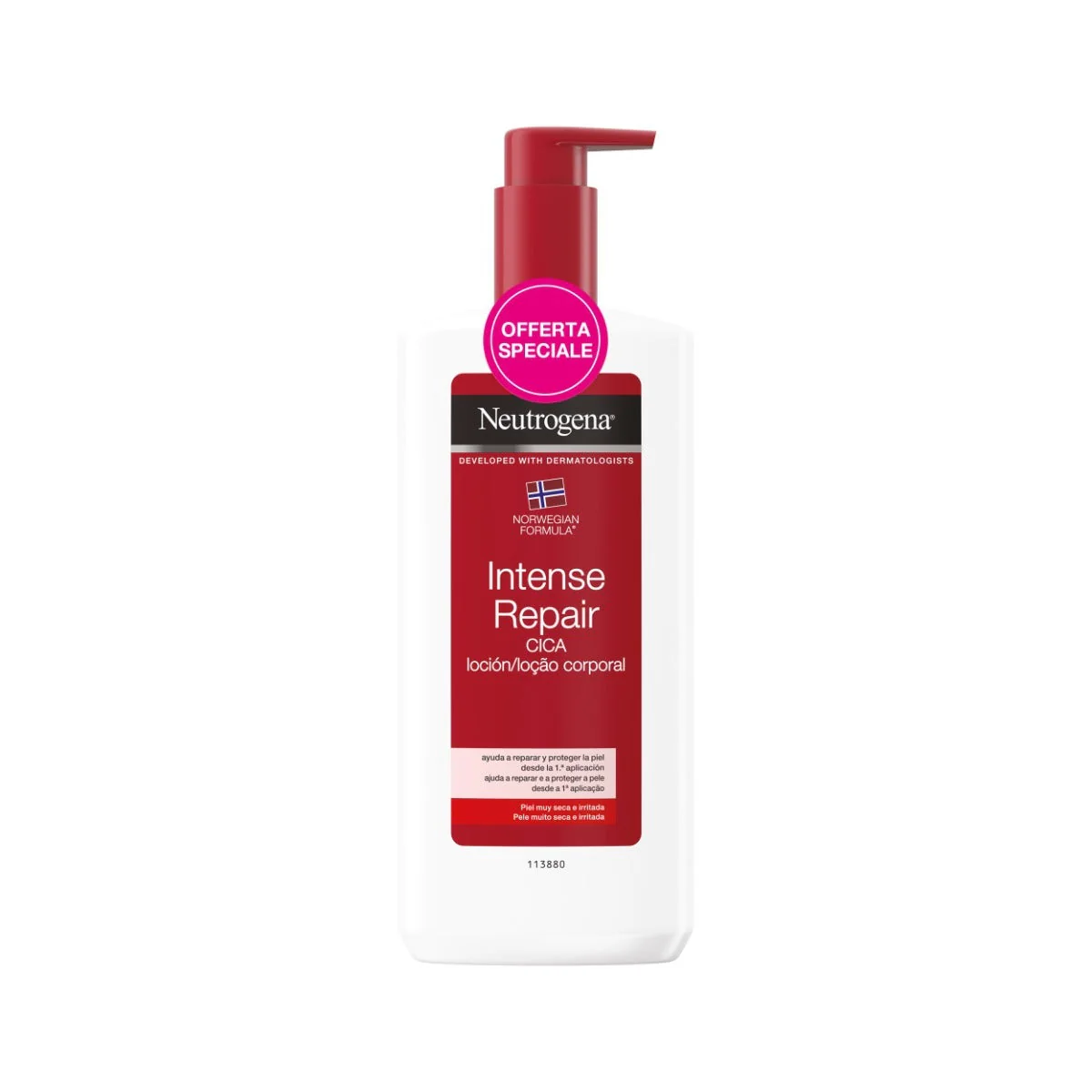 Neutrogena Fluida Corpo Sollievo Intenso 400ml