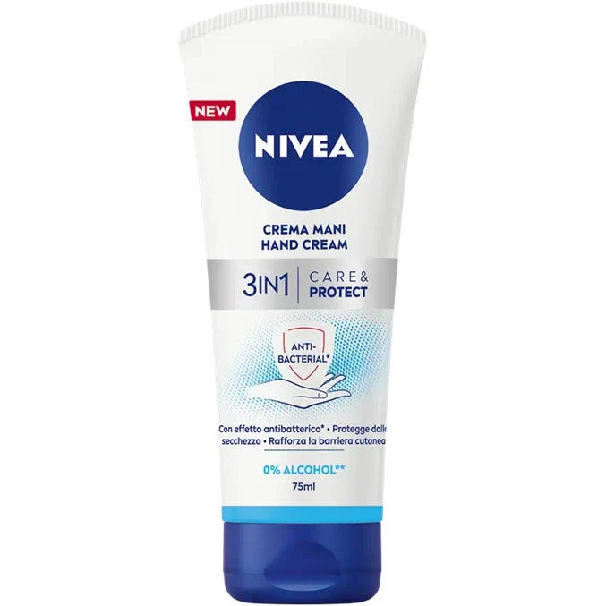 Nivea Crema Mani 3In1 Care&Protector Antibatterica 75ml