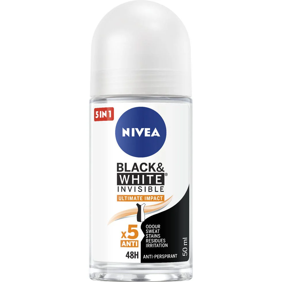 Nivea Deo Black&White Ultimate Protection Roll On 50ml