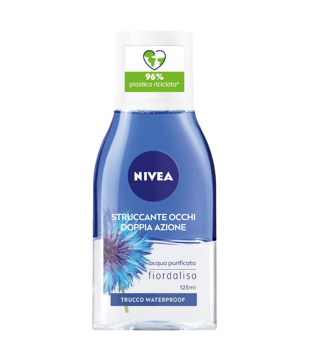 Nivea Struccante Occhi Doppia Azione Bifasico 125ml Detergente Struccante Per Trucco Waterproof