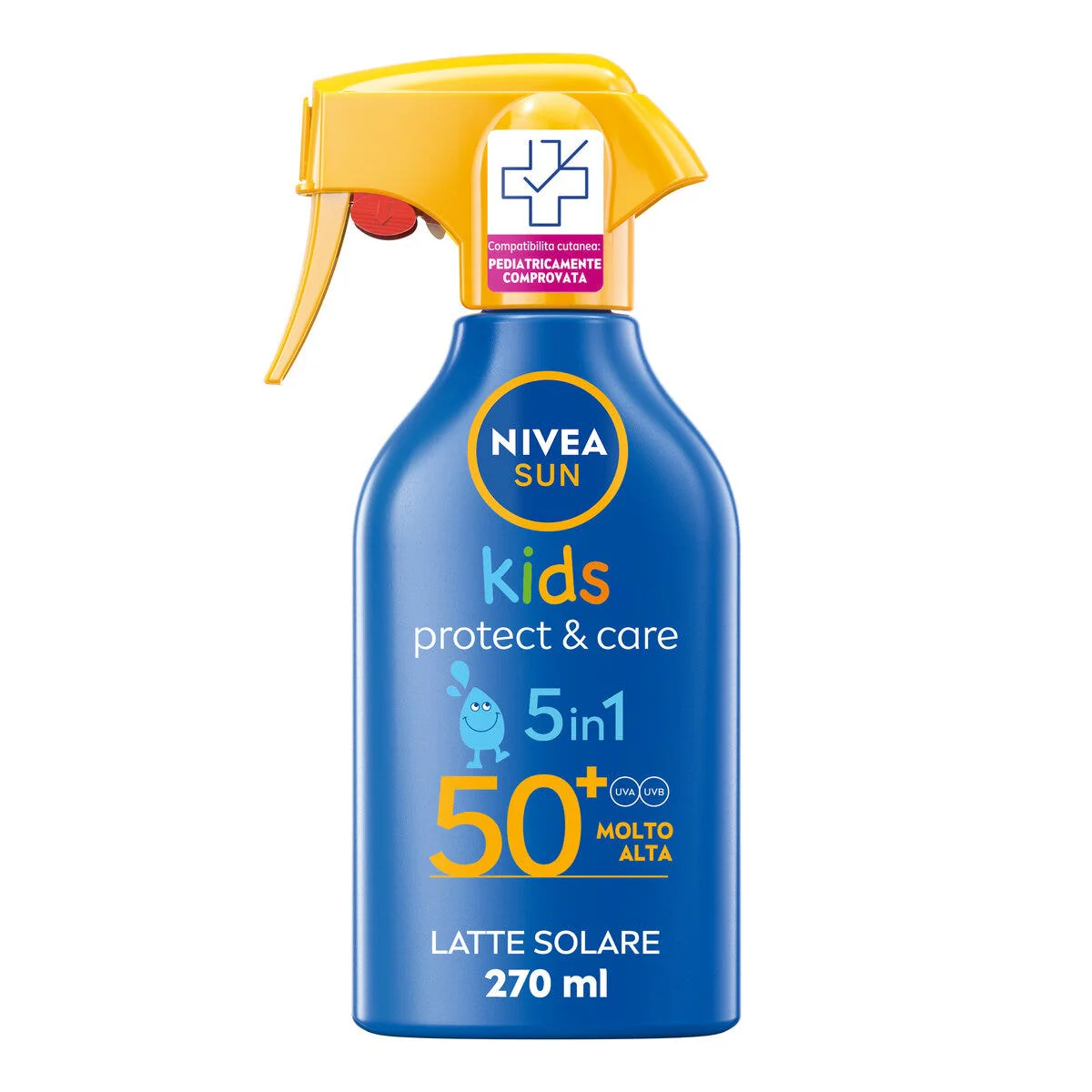 Nivea Sun Kids Protect&Care Maxi Spray Solare SPF 50+ 270ml