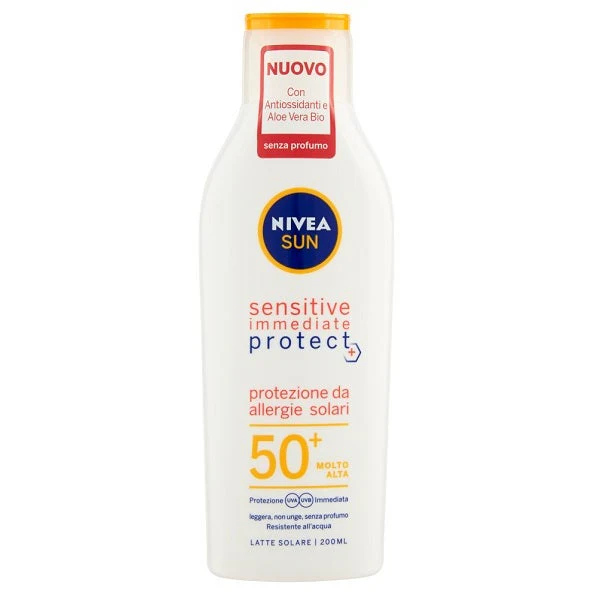 Nivea Sun Sensitive Immediate Protect Latte SPF50+ 200ml