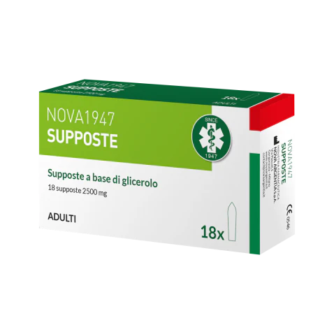Nova 1947 Glicerolo Adulti 18 Supposte