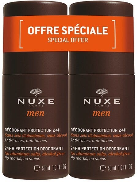 Nuxe Men Duo Deodorante Uomo Protezione 24H 2x50ml