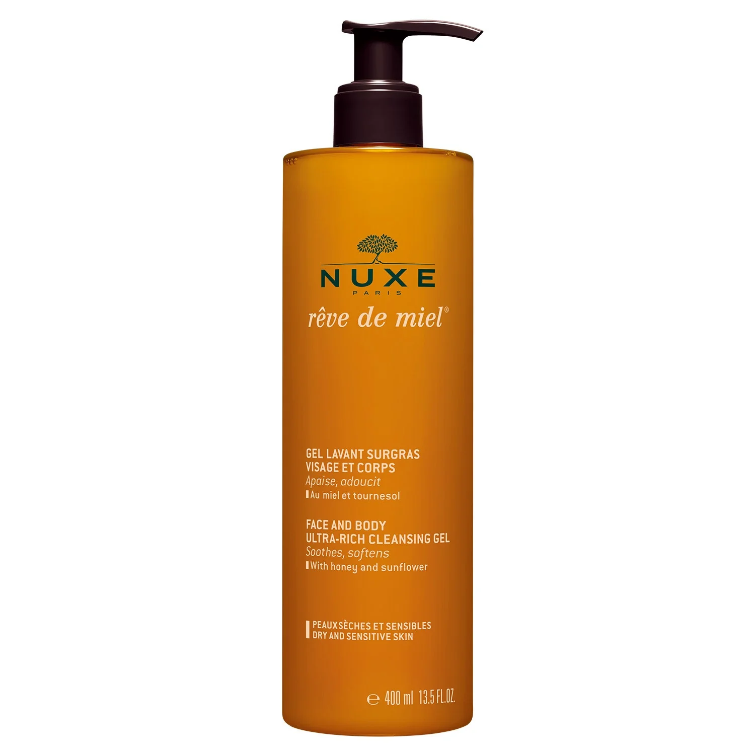 Nuxe Reve De Miel Gel Detergente Viso E Corpo 400ml