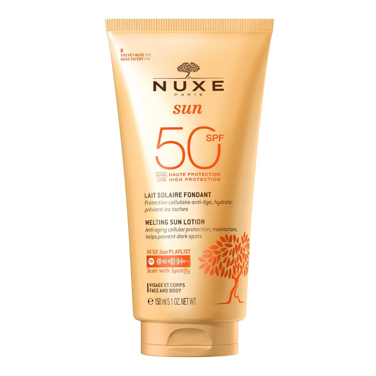 Nuxe Sun Latte Solare Viso E Corpo SPF50 150ml