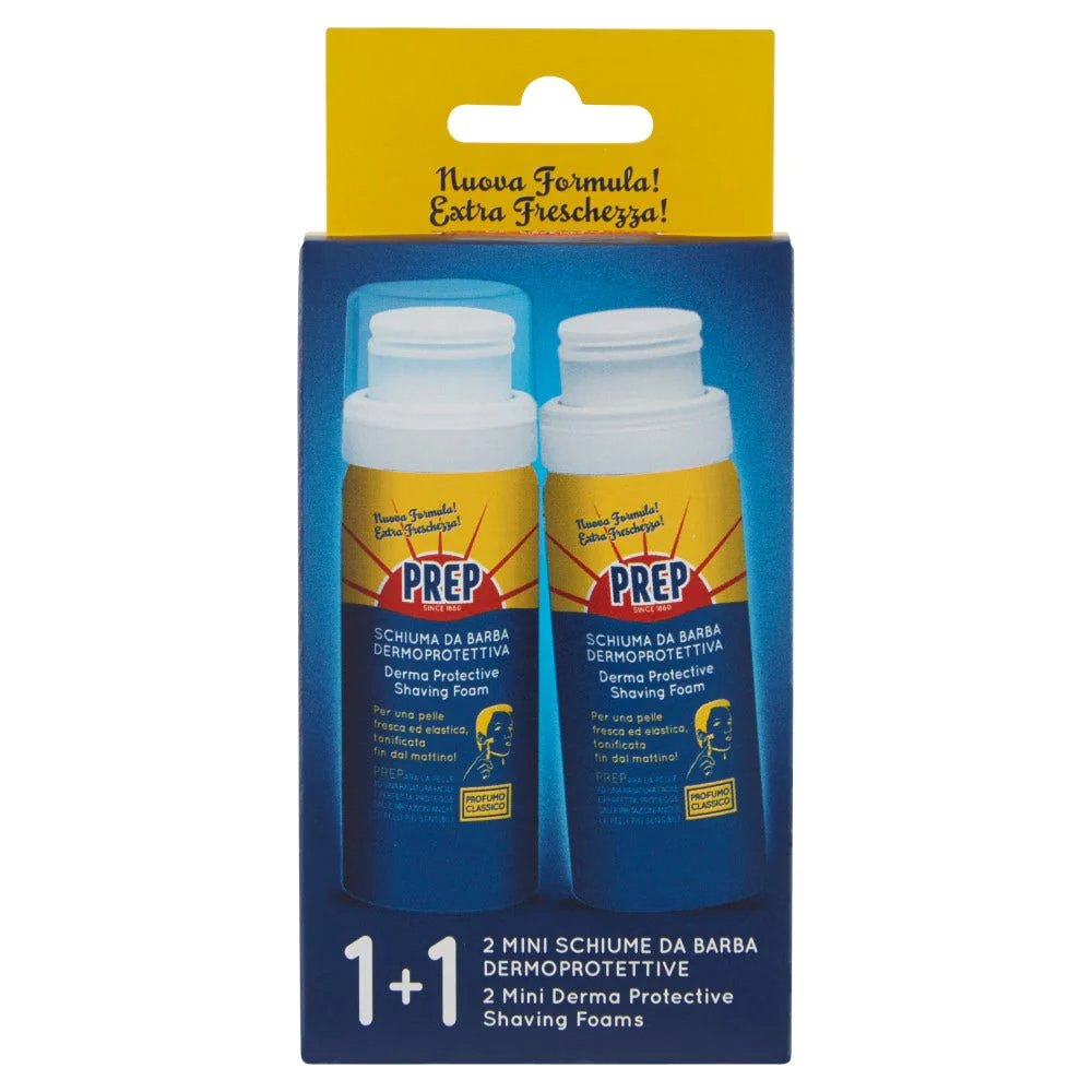 Prep Schiuma Da Barba Dermoprotettiva 2x50ml