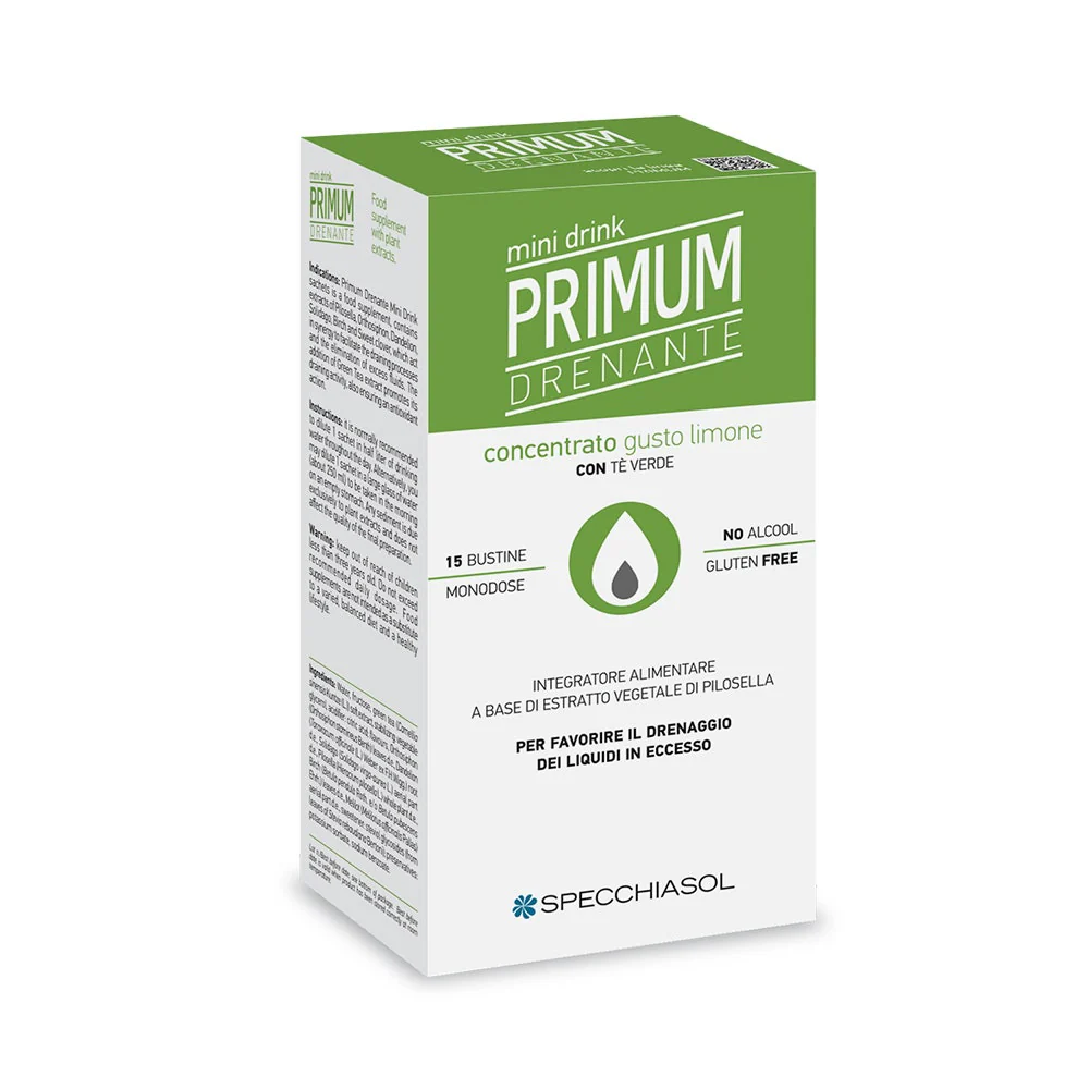 Primum Drenante Gusto Limone Minidrink 15 Bustine