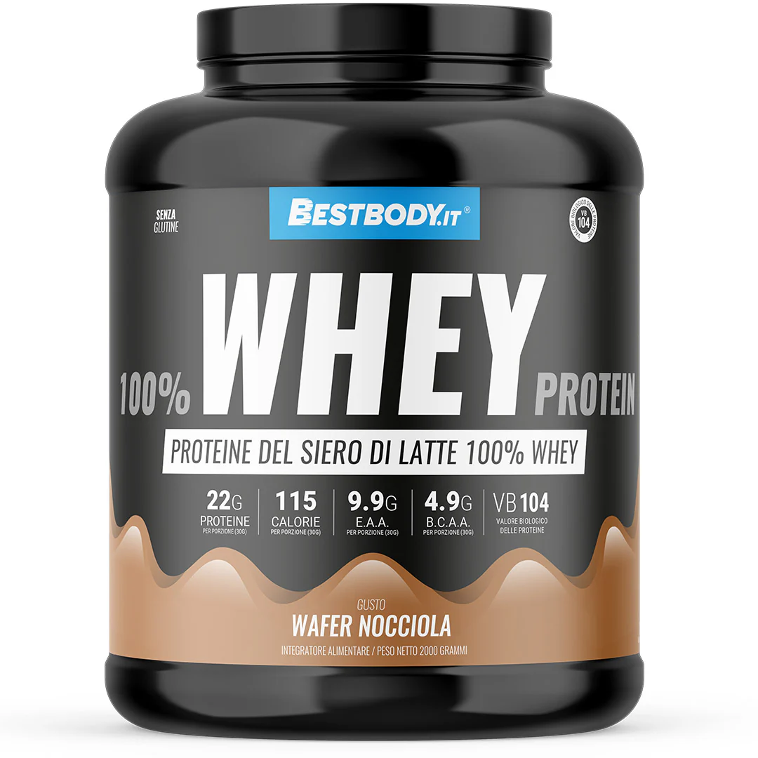 100% Whey - Proteine del siero di latte Maxi 2 Kg