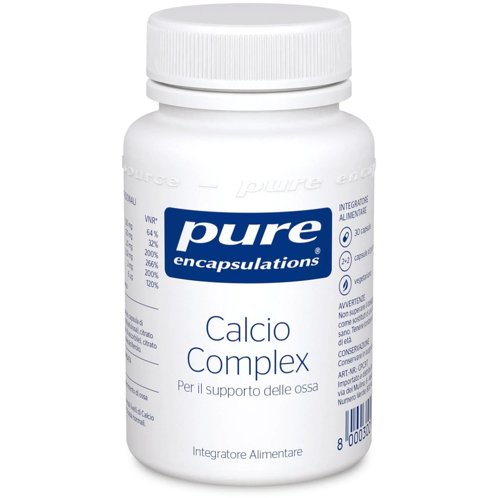 Pure Encapsulations Calcio Complex 30 Capsule