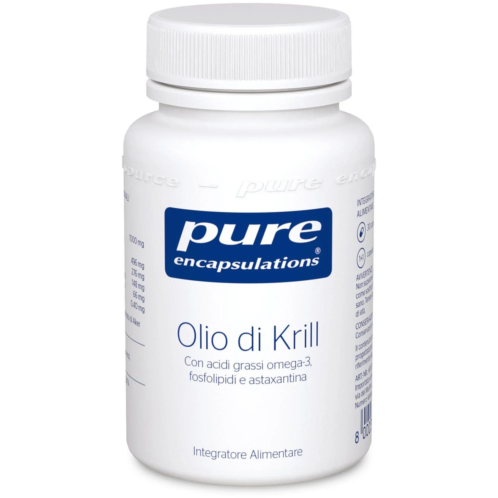 Pure Encapsulations Olio Di Krill 30 Capsule