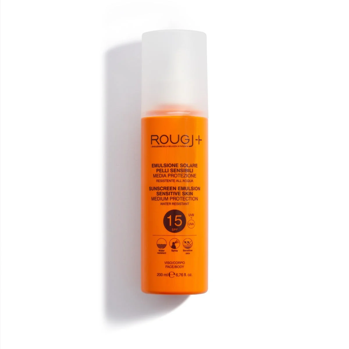 Emulsione Solare Spray Pelli Sensibili SPF15 (200ml)