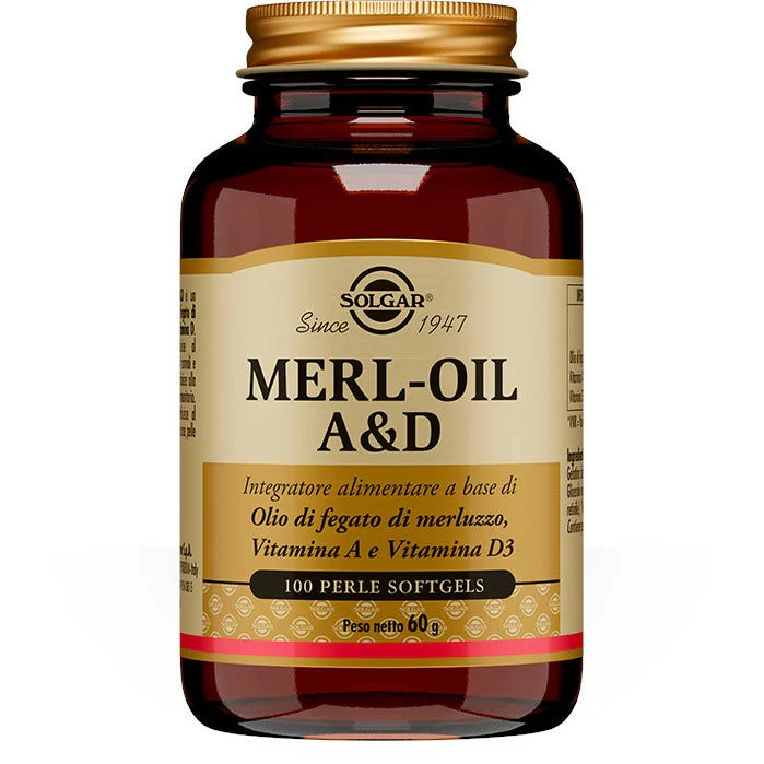 Solgar Merl Oil A&D 100 Perle Softgel