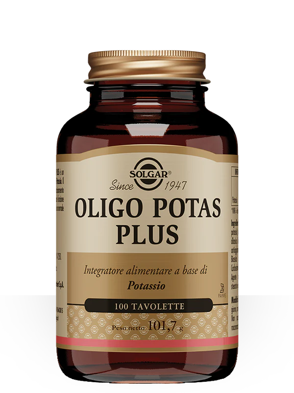 Solgar Oligo Potas Plus 100 Tavolette
