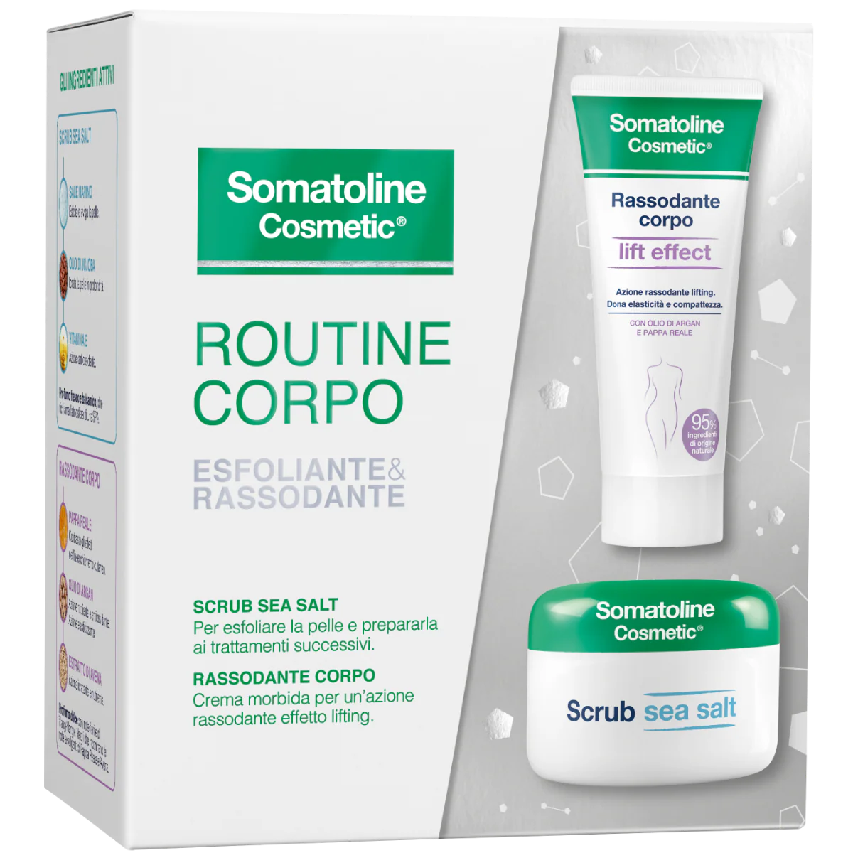 Somatoline Cosmetic  Rassodante Corpo Lift Effect 200ml+Scrub Sea Salt 350g