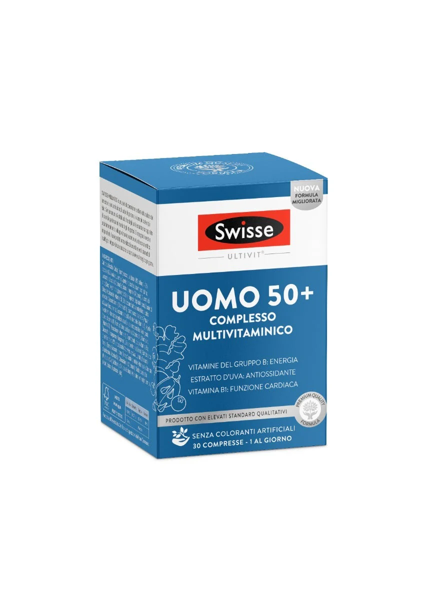 Swisse Multivitaminico Uomo 50+ 30 Compresse