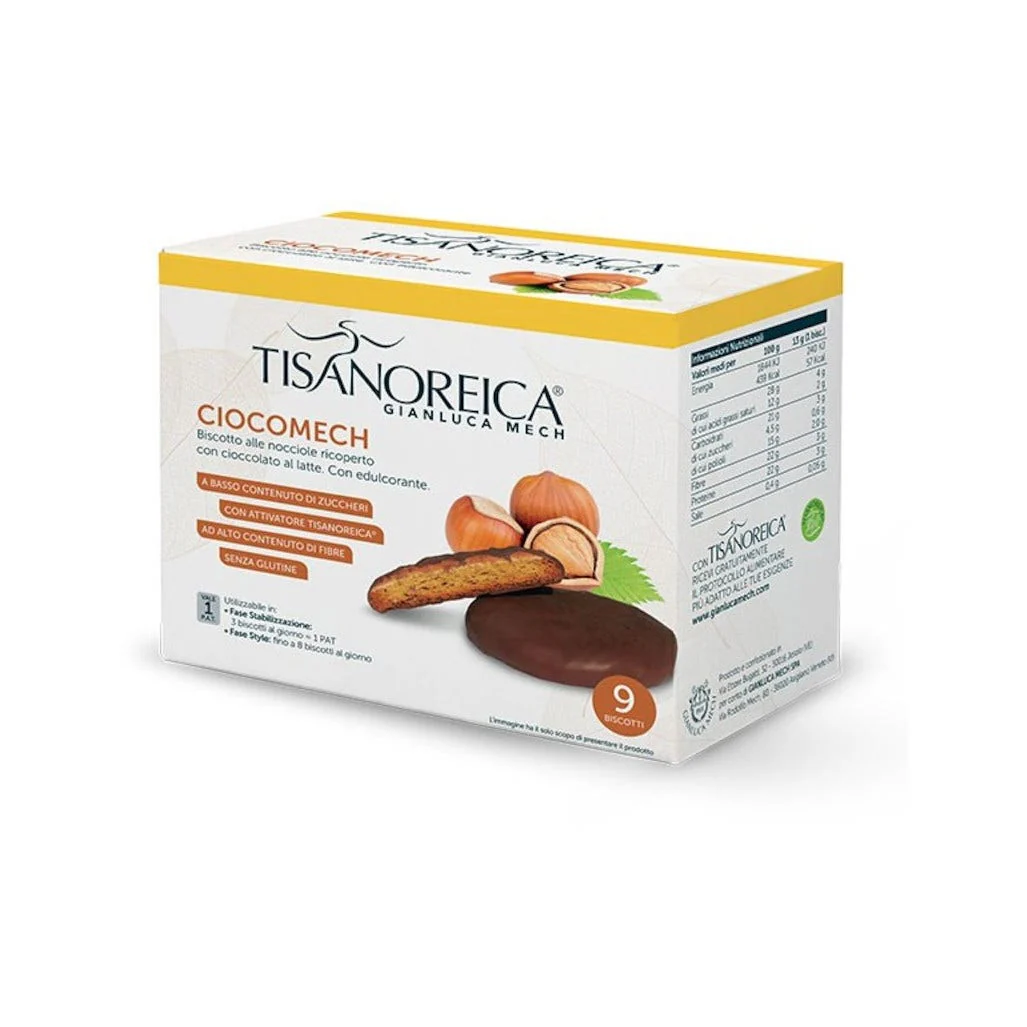 Tisanoreica Ciocomech Al Latte 9 Biscotti