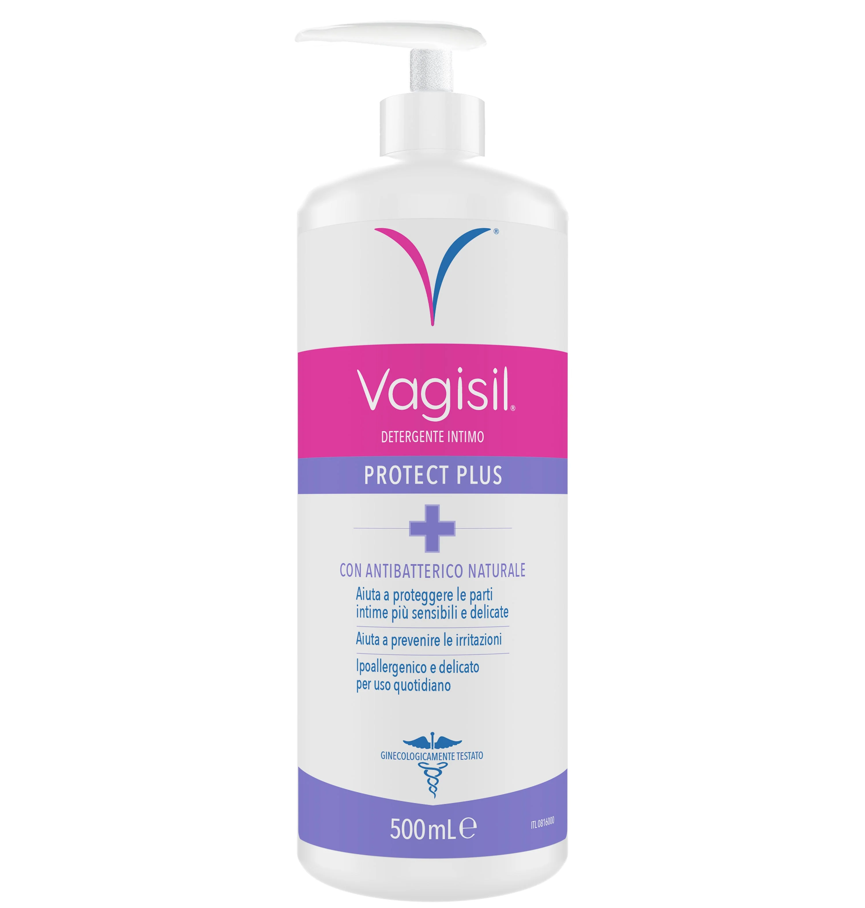 Vagisil Detergente Intimo Antibatterico Protect Plus Per l'Igiene Quotidiana Con Tea Tree Oil 500ml