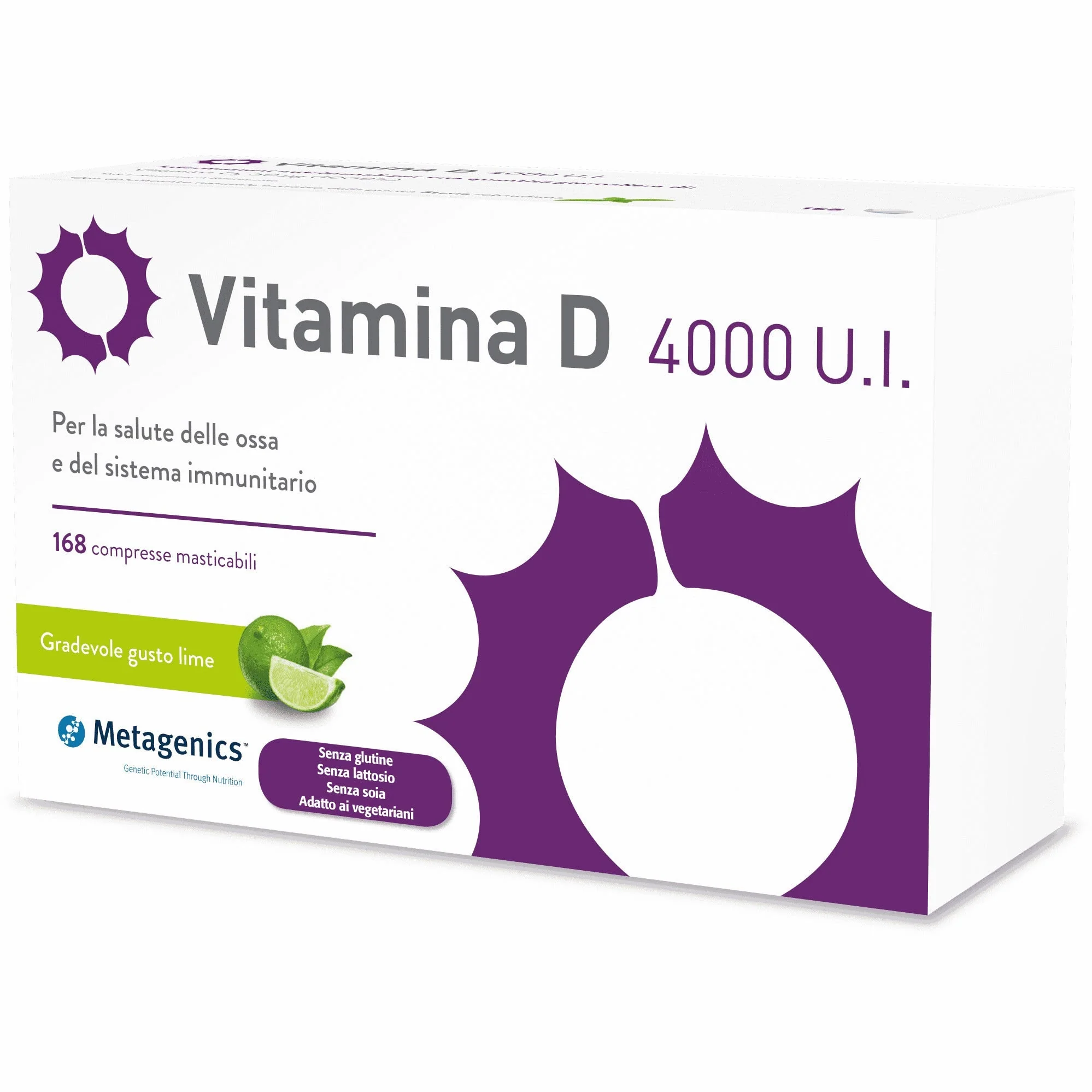 Vitamina D 4000 U.I. in compresse masticabili