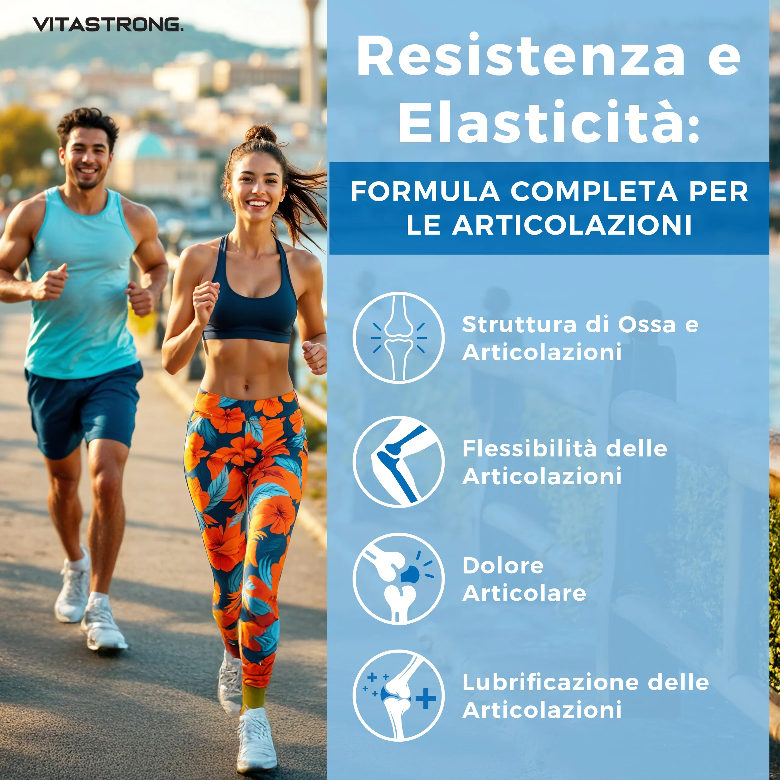 Vitastrong Collagen & HyaluronicAcid 180 Compresse - Image 3