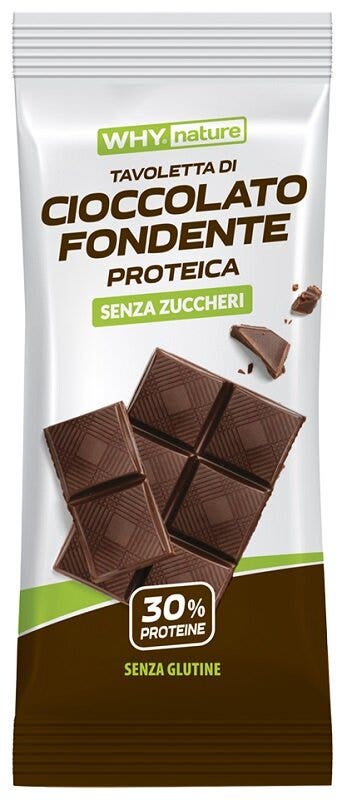 Tavoletta di Cioccolato Fondente Proteica (70g)